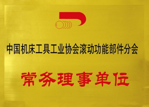 中國機(jī)床工具工業(yè)協(xié)會滾動功能部件分會常務(wù)理事單位